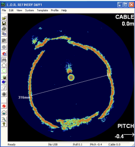 Pipeline Profiling Sonar 1512E